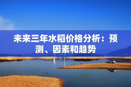 未来三年水稻价格分析：预测、因素和趋势
