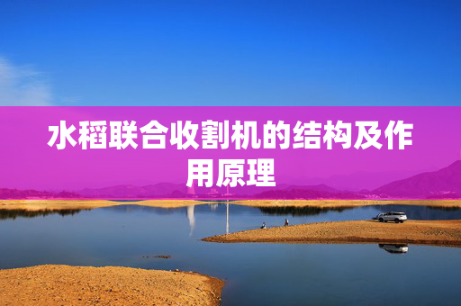 水稻联合收割机的结构及作用原理