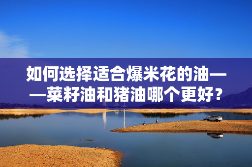 如何选择适合爆米花的油——菜籽油和猪油哪个更好？
