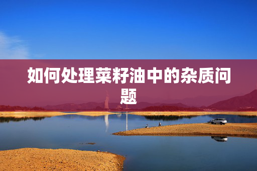 如何处理菜籽油中的杂质问题