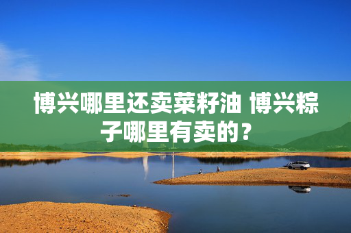 博兴哪里还卖菜籽油 博兴粽子哪里有卖的？