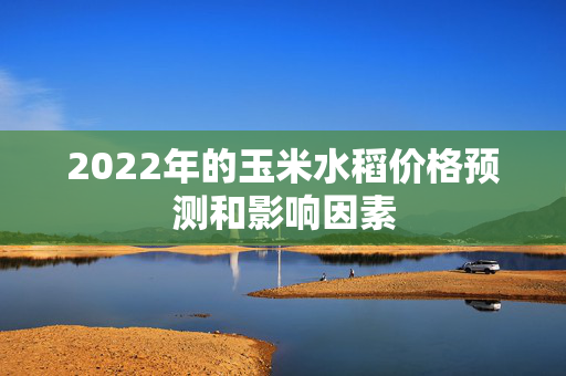 2022年的玉米水稻价格预测和影响因素
