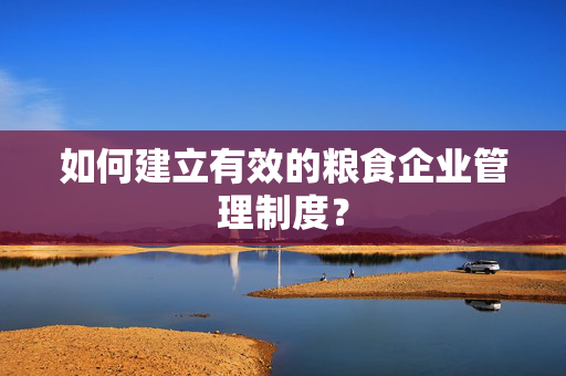 如何建立有效的粮食企业管理制度？