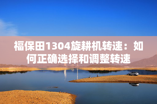 福保田1304旋耕机转速：如何正确选择和调整转速