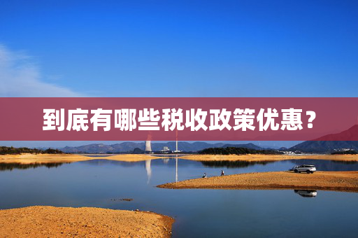 到底有哪些税收政策优惠？