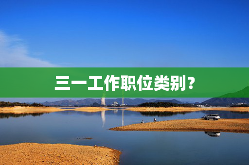 三一工作职位类别？