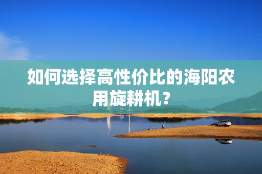 如何选择高性价比的海阳农用旋耕机？
