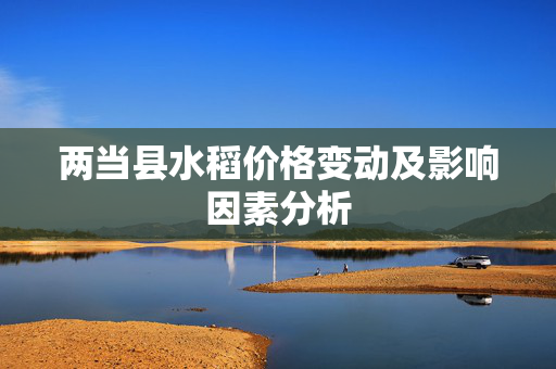 两当县水稻价格变动及影响因素分析