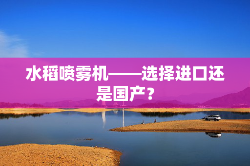 水稻喷雾机——选择进口还是国产？