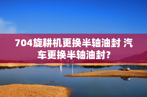 704旋耕机更换半轴油封 汽车更换半轴油封？