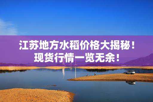 江苏地方水稻价格大揭秘！现货行情一览无余！