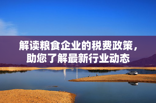 解读粮食企业的税费政策，助您了解最新行业动态