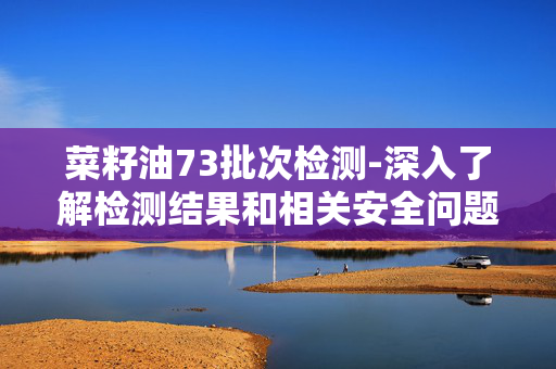 菜籽油73批次检测-深入了解检测结果和相关安全问题