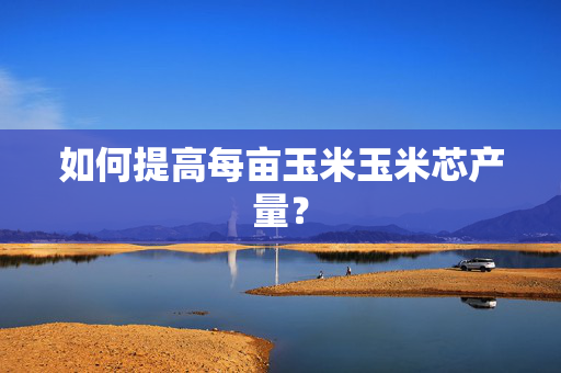 如何提高每亩玉米玉米芯产量？