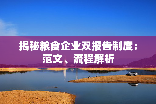 揭秘粮食企业双报告制度：范文、流程解析