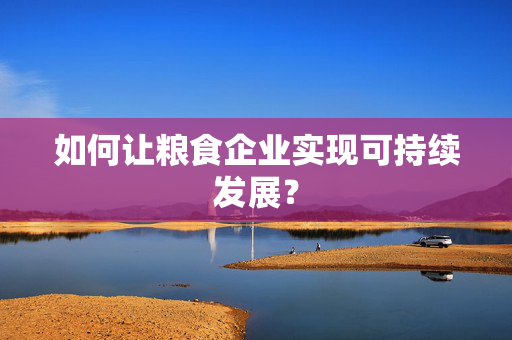 如何让粮食企业实现可持续发展？