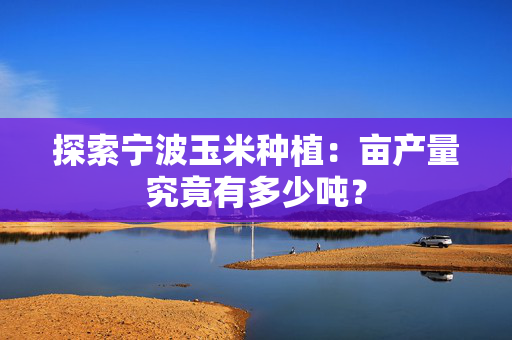 探索宁波玉米种植：亩产量究竟有多少吨？