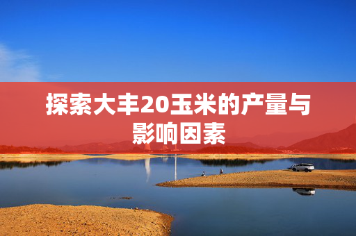 探索大丰20玉米的产量与影响因素