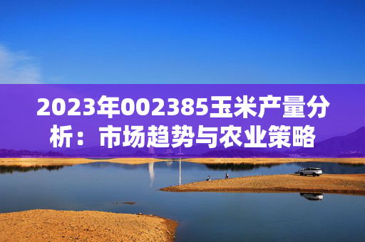 2023年002385玉米产量分析：市场趋势与农业策略