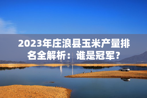 2023年庄浪县玉米产量排名全解析：谁是冠军？