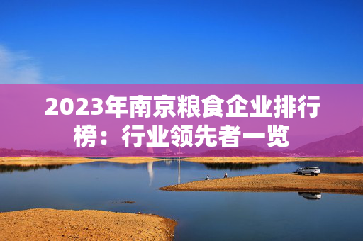 2023年南京粮食企业排行榜：行业领先者一览