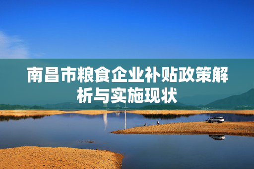 南昌市粮食企业补贴政策解析与实施现状