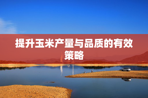 提升玉米产量与品质的有效策略