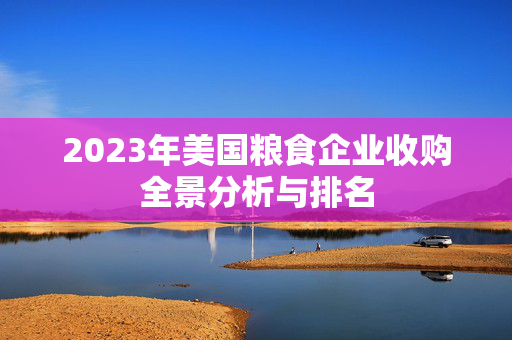 2023年美国粮食企业收购全景分析与排名