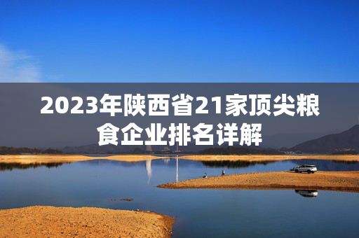 2023年陕西省21家顶尖粮食企业排名详解