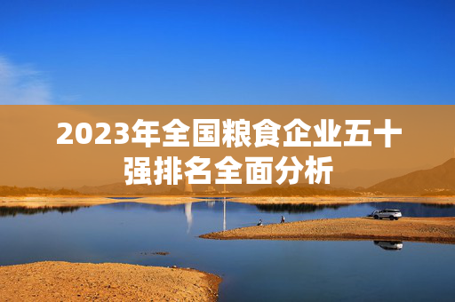 2023年全国粮食企业五十强排名全面分析