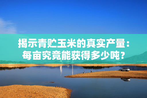 揭示青贮玉米的真实产量：每亩究竟能获得多少吨？
