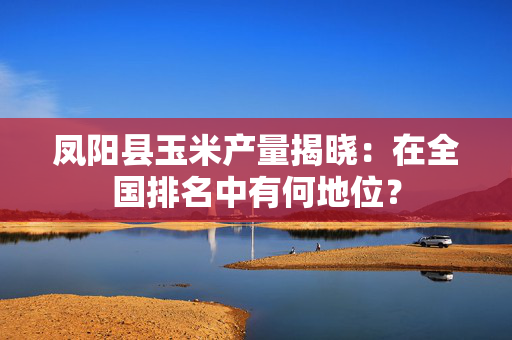 凤阳县玉米产量揭晓：在全国排名中有何地位？