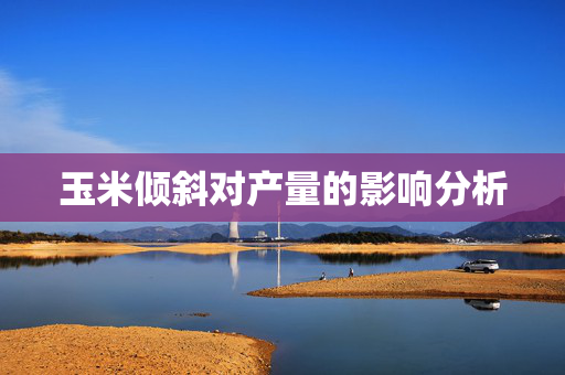 玉米倾斜对产量的影响分析