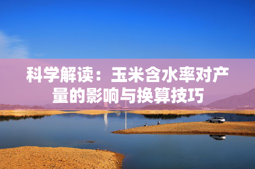 科学解读：玉米含水率对产量的影响与换算技巧