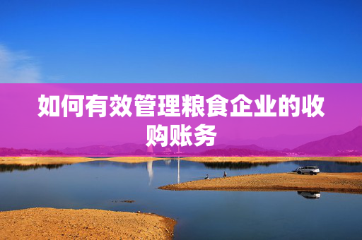 如何有效管理粮食企业的收购账务