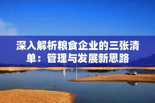 深入解析粮食企业的三张清单：管理与发展新思路