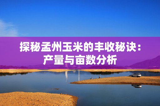 探秘孟州玉米的丰收秘诀：产量与亩数分析