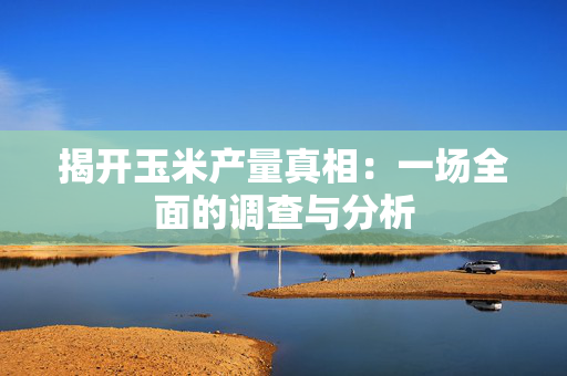 揭开玉米产量真相：一场全面的调查与分析