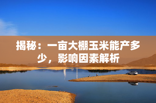 揭秘：一亩大棚玉米能产多少，影响因素解析