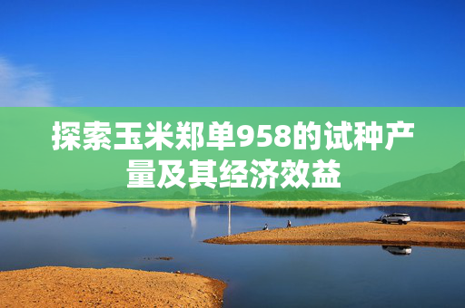 探索玉米郑单958的试种产量及其经济效益