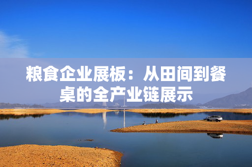 粮食企业展板：从田间到餐桌的全产业链展示
