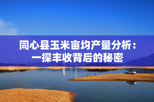 同心县玉米亩均产量分析：一探丰收背后的秘密