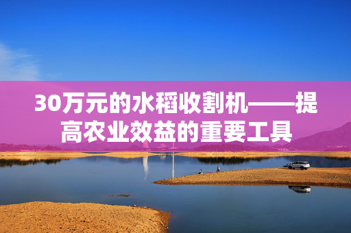 30万元的水稻收割机——提高农业效益的重要工具