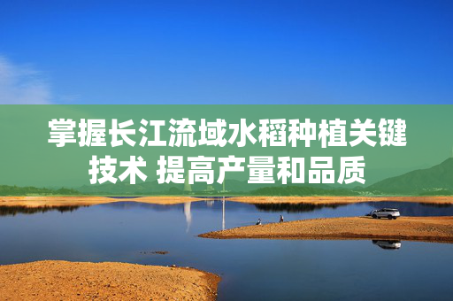 掌握长江流域水稻种植关键技术 提高产量和品质