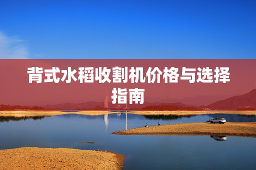 背式水稻收割机价格与选择指南