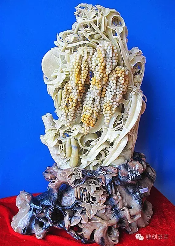 玉雕水稻(水稻 雕塑)